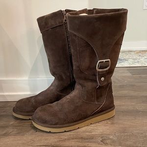 UGG Brown Riding Boots | Size 8